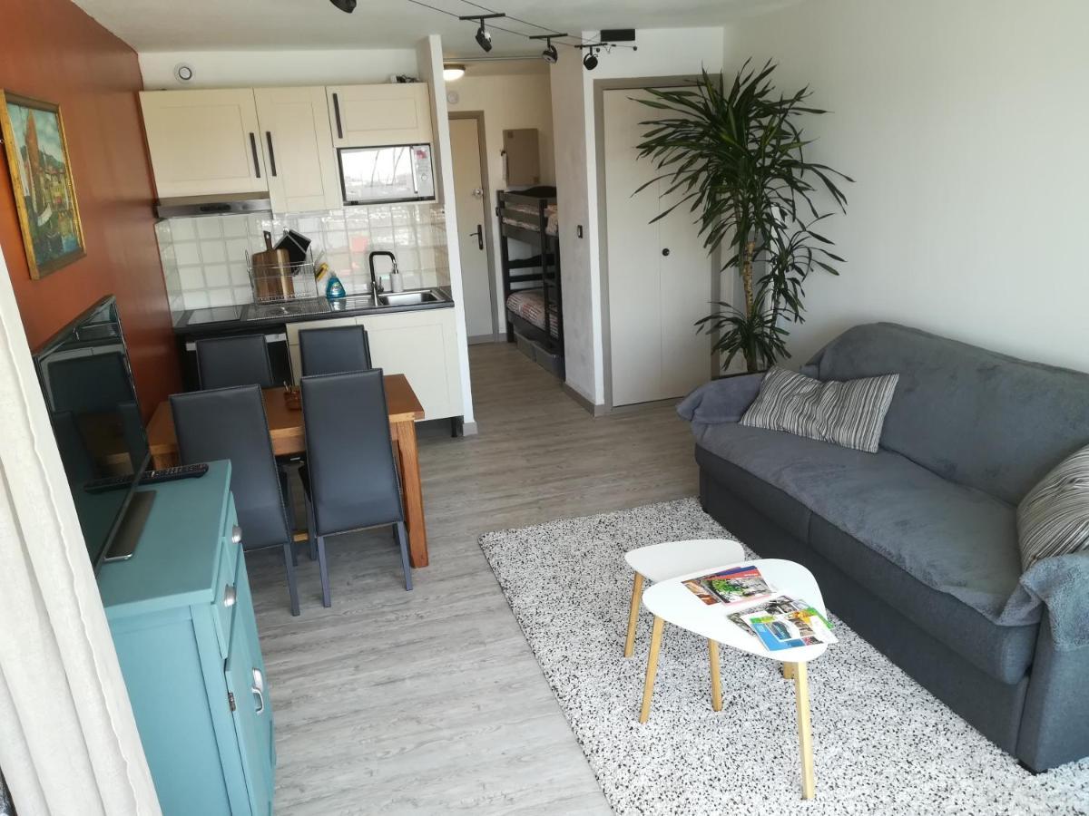 Studio Cabine Vue Port Avec Parking Prive, Piscine, Parc, Boulodrome Agde Buitenkant foto